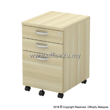 Q-YMP3 MOBILE PEDESTAL 2-DRAWER AND 1-FILING (2D1F)